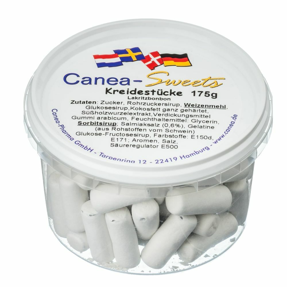 Canea-Sweets Kreidestücke Lakritz