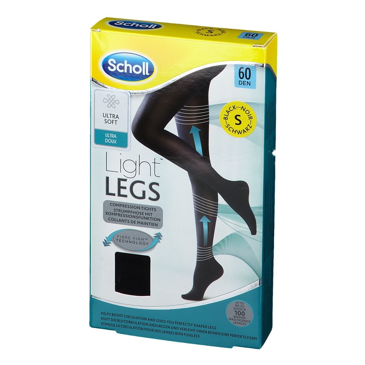 Scholl Light LEGS 60 den schwarz S