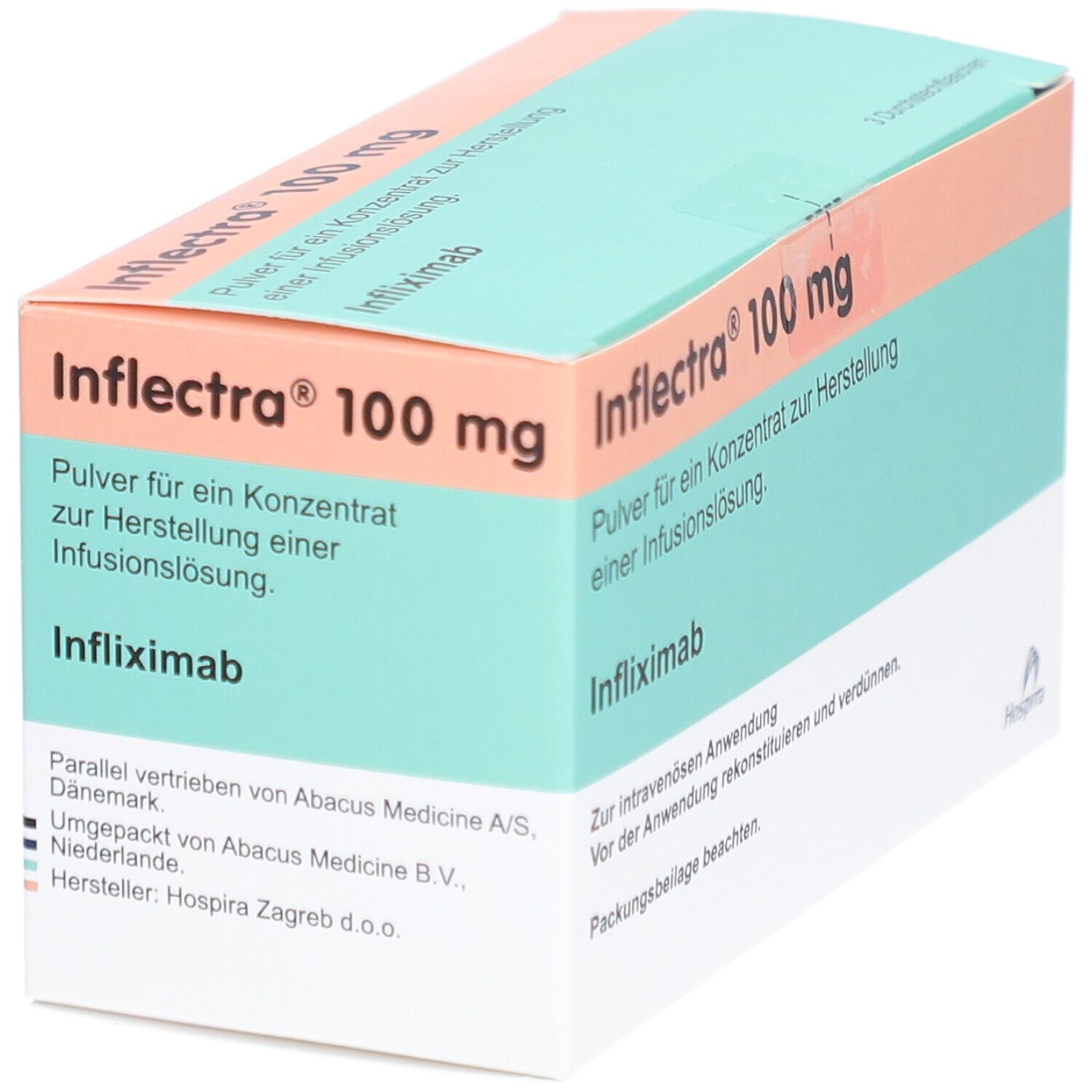 INFLECTRA 100 mg Plv.f.e.Konz.z.Her.e.Inf.-L.Dsfl.