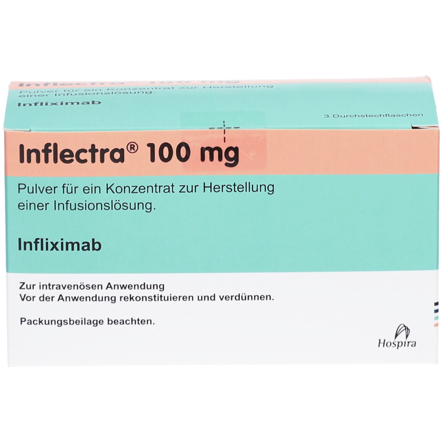 INFLECTRA 100 mg Plv.f.e.Konz.z.Her.e.Inf.-L.Dsfl.