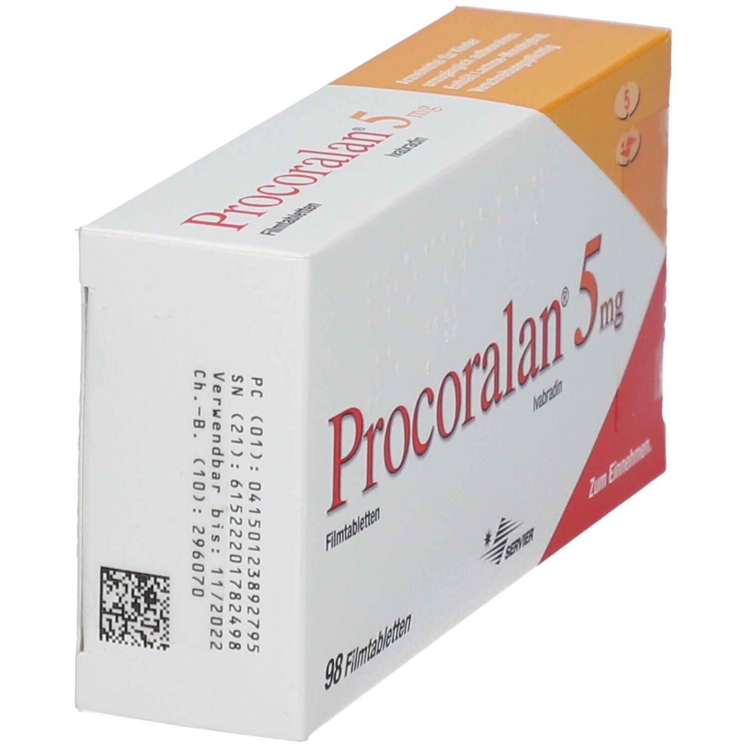 Procoralan 5 mg Filmtabletten 98 St