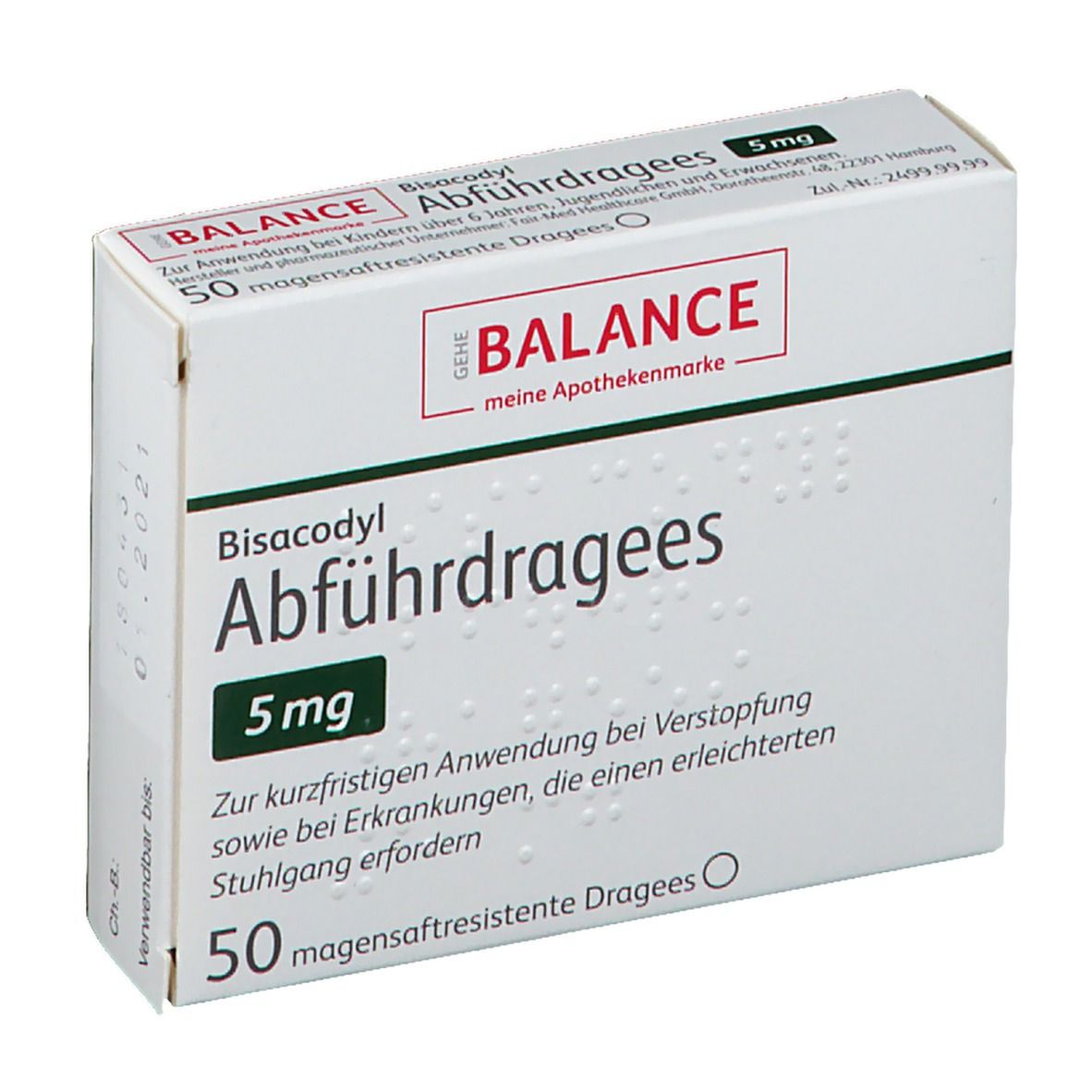 GEHE BALANCE Bisacodyl Abführdragees 5 mg