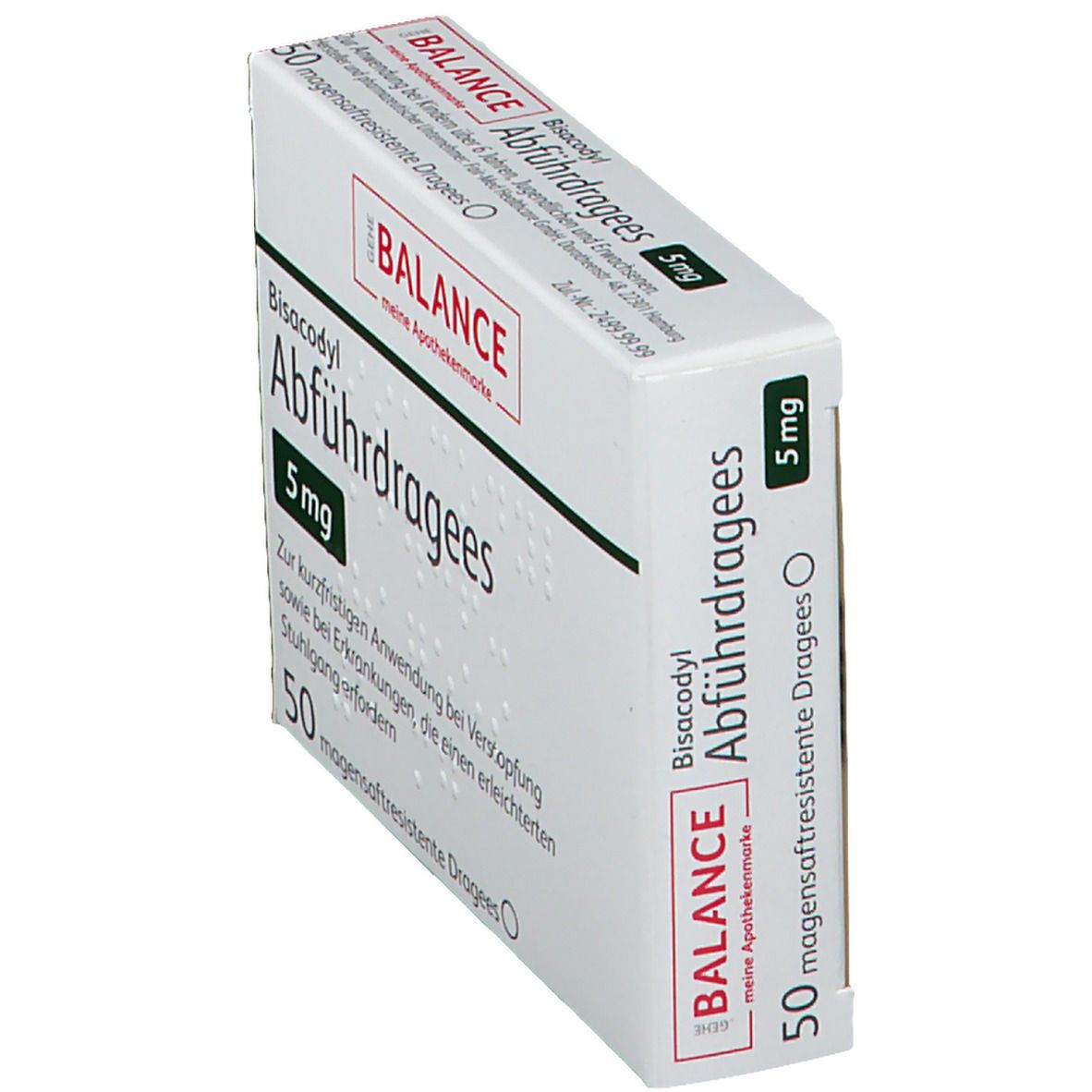 GEHE BALANCE Bisacodyl Abführdragees 5 mg