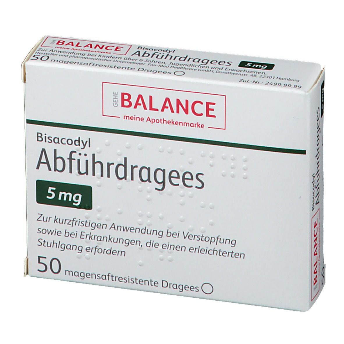 GEHE BALANCE Bisacodyl Abführdragees 5 mg