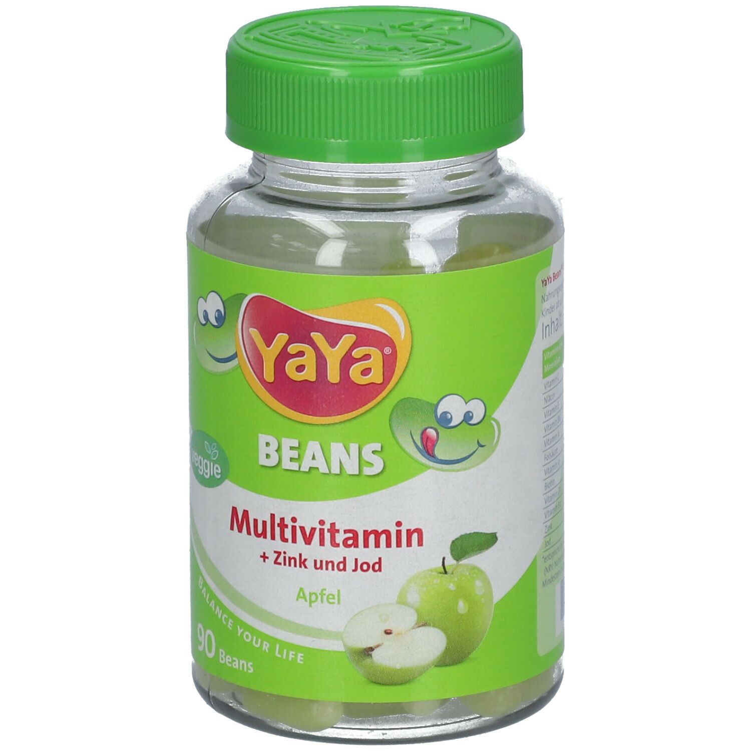 YaYa® Beans Multivitamin + Zink und Jod Apfel