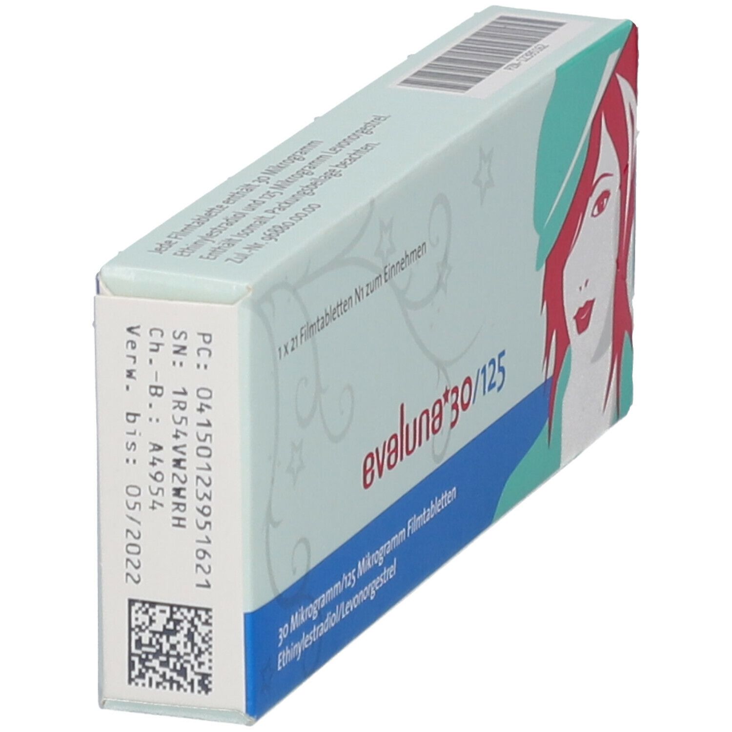 Evaluna 30/125 30 Mikrogramm/125 Mikrogramm FTA 21 St Filmtabletten