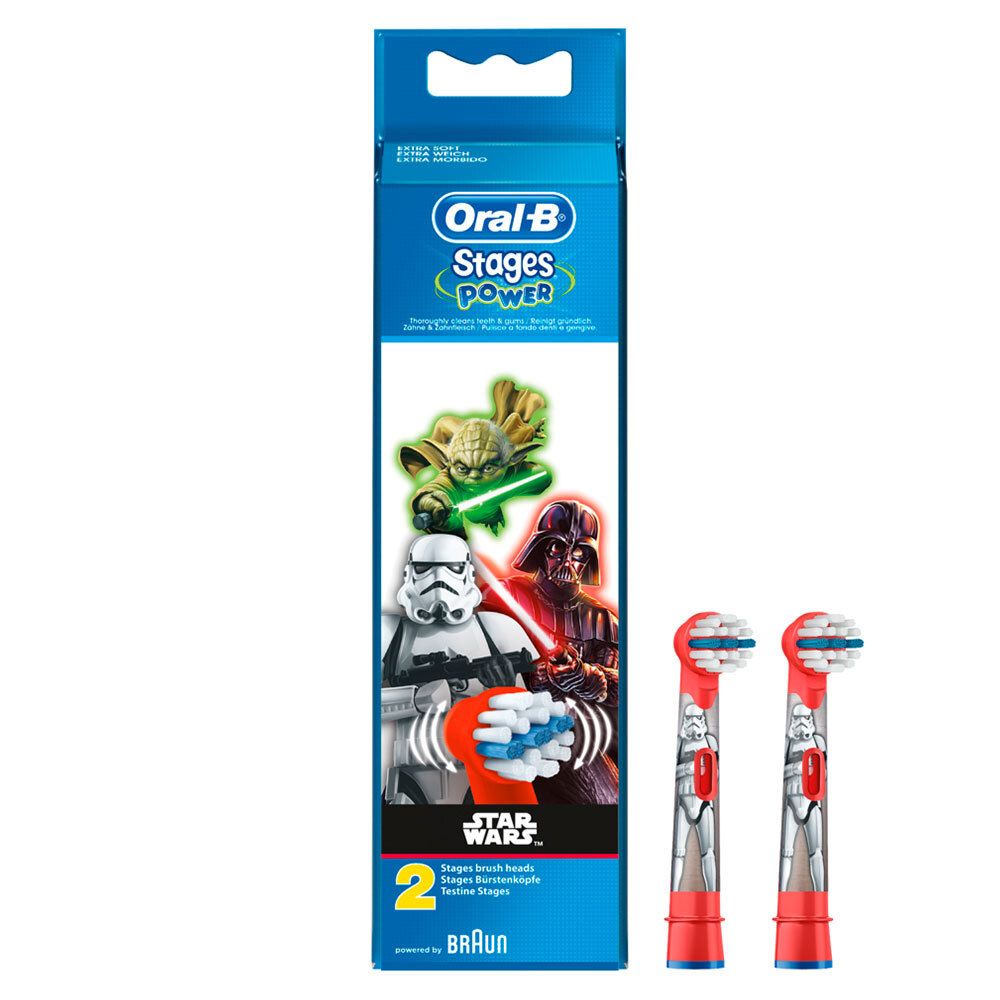 Oral-B® Ersatz-Aufsteckbürsten Stages Power Star Wars