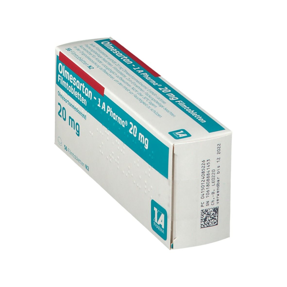 Olmesartan-1A Pharma 20 mg Filmtabletten 56 St