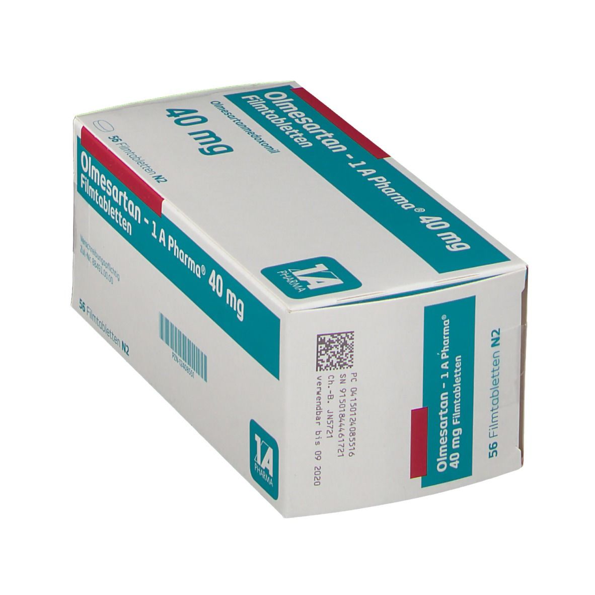 Olmesartan-1A Pharma 40 mg Filmtabletten 56 St