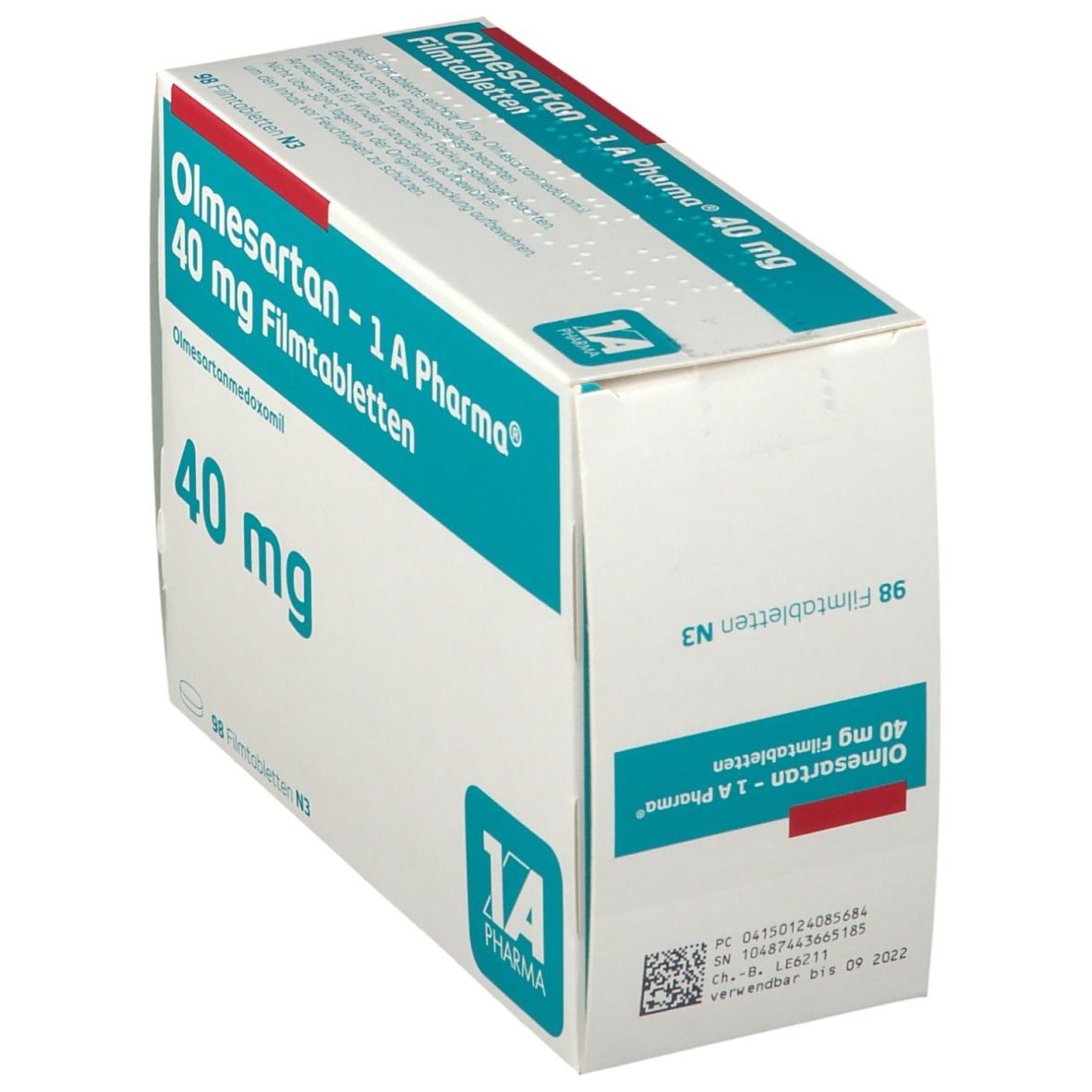 Olmesartan-1A Pharma 40 mg Filmtabletten 98 St