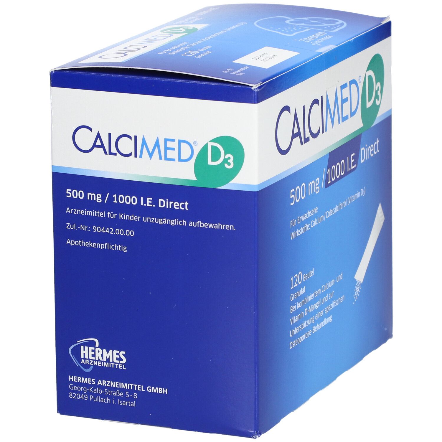 CALCIMED® D3 500mg / 1000 I.E. Direct