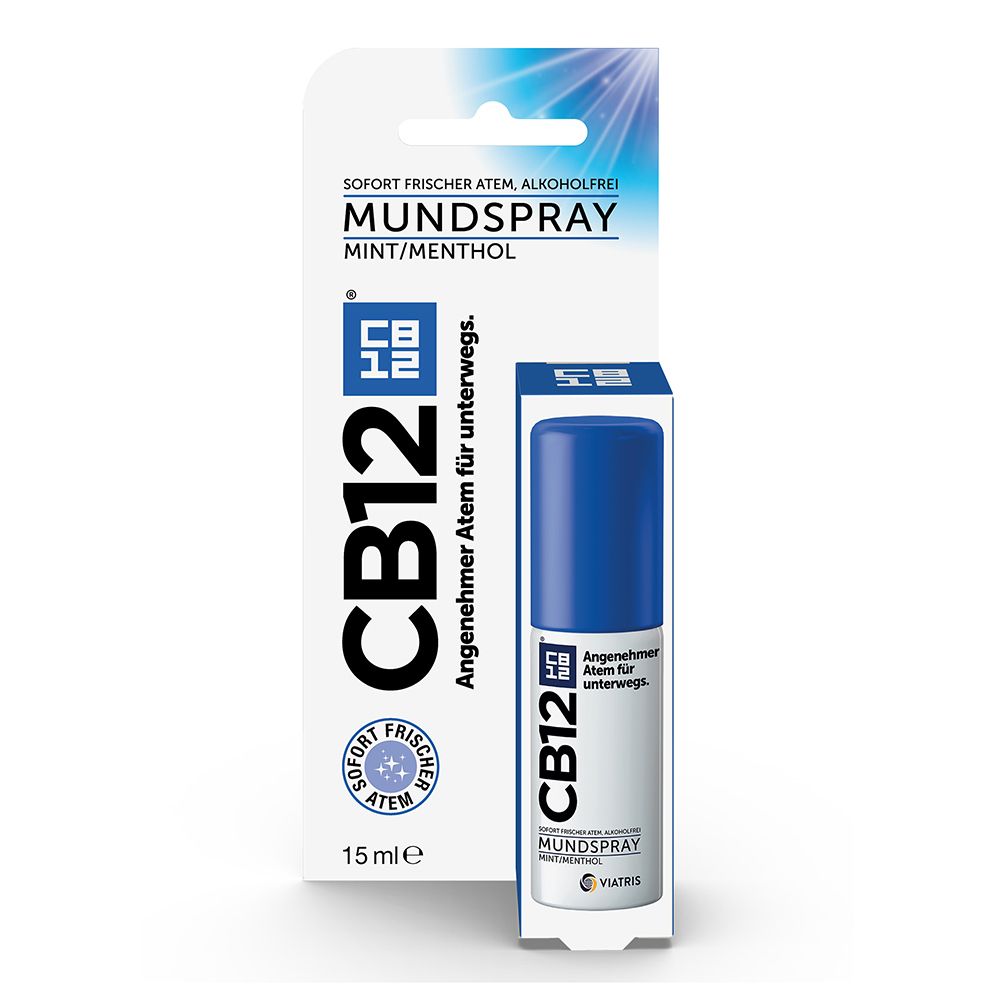 CB12 Spray: Mundspray für angenehmen Atem unterwegs
