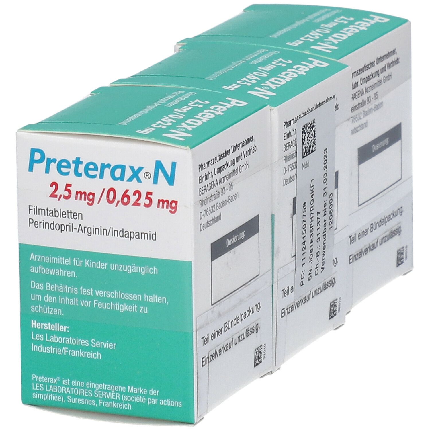 Preterax N 2,5 mg/0,625 mg