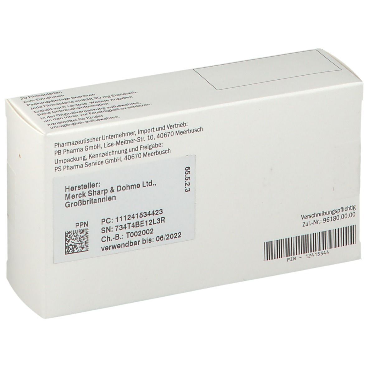 ARCOXIA 90 mg Filmtabletten