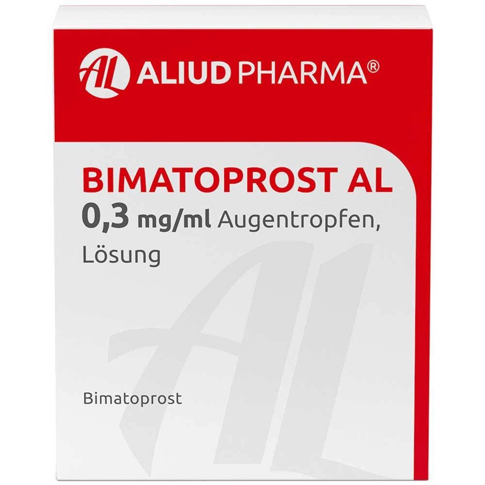 Bimatoprost AL 0,3 mg/ml Augentropfen Lösung 3x3 ml