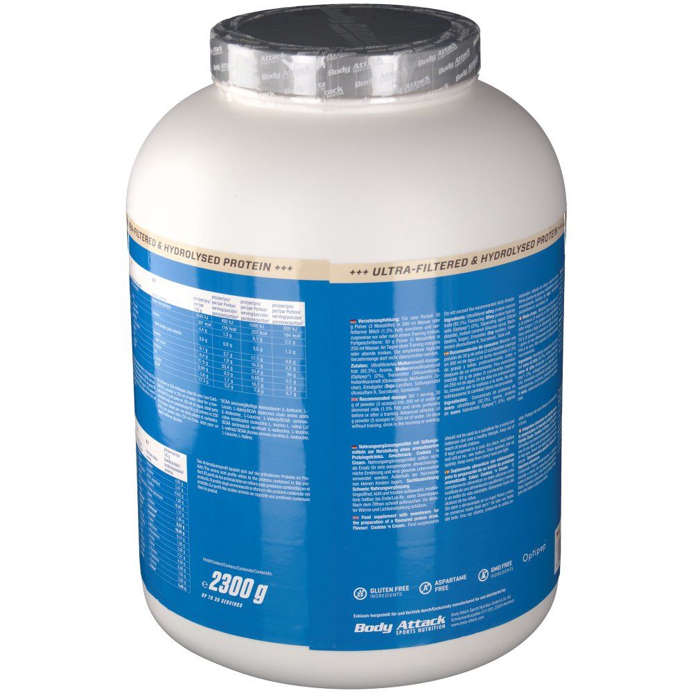 Body Attack 100 % Whey Protein Cookies´n Cream Pulver