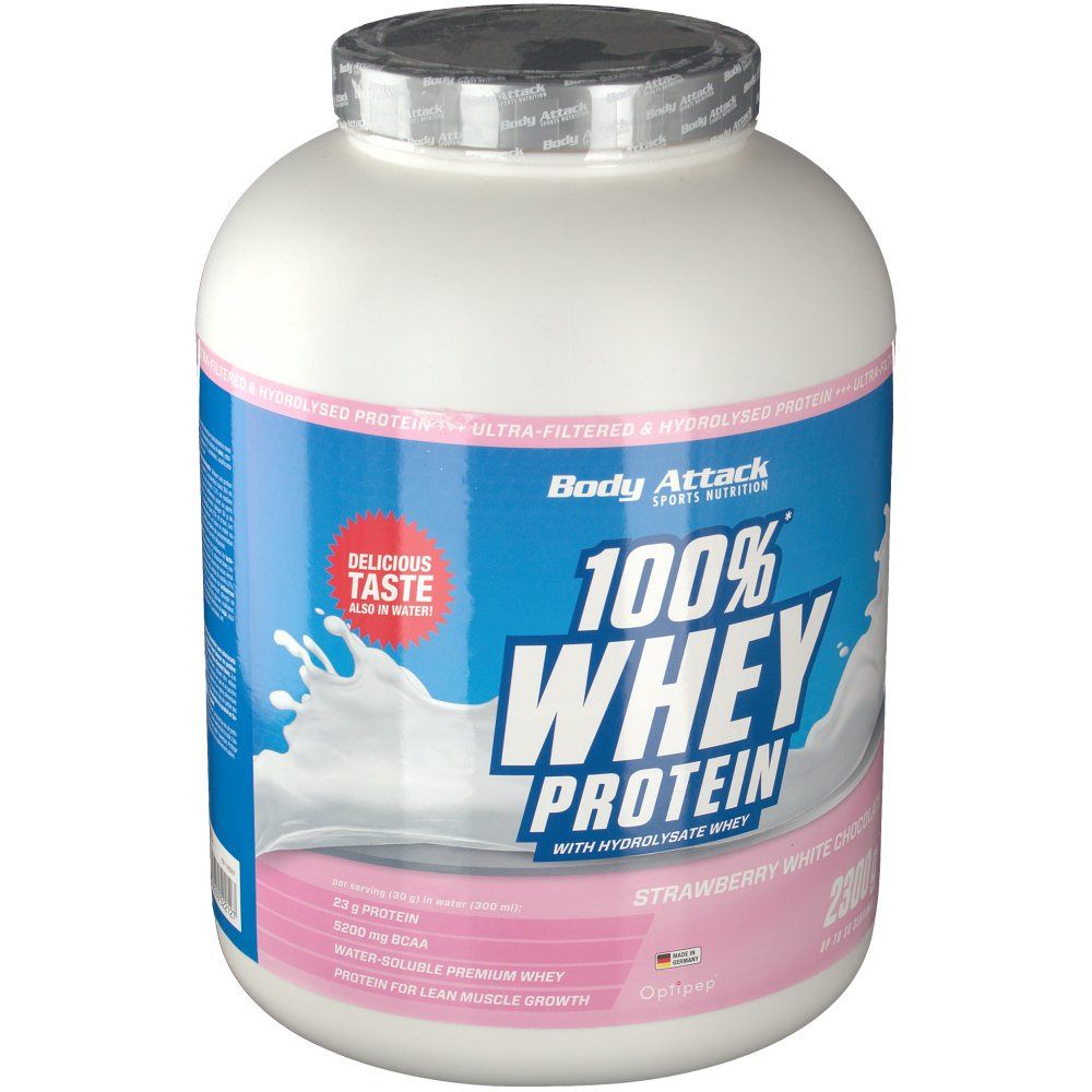 Body Attack 100% Whey Protein Strawberry White Chocolate