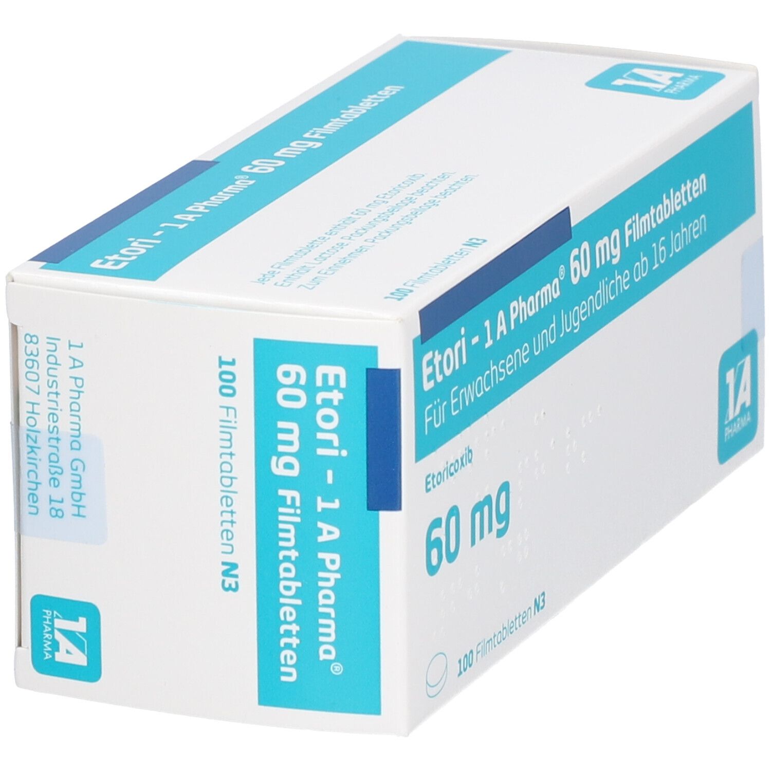 Etori-1A Pharma 60 mg Filmtabletten 100 St