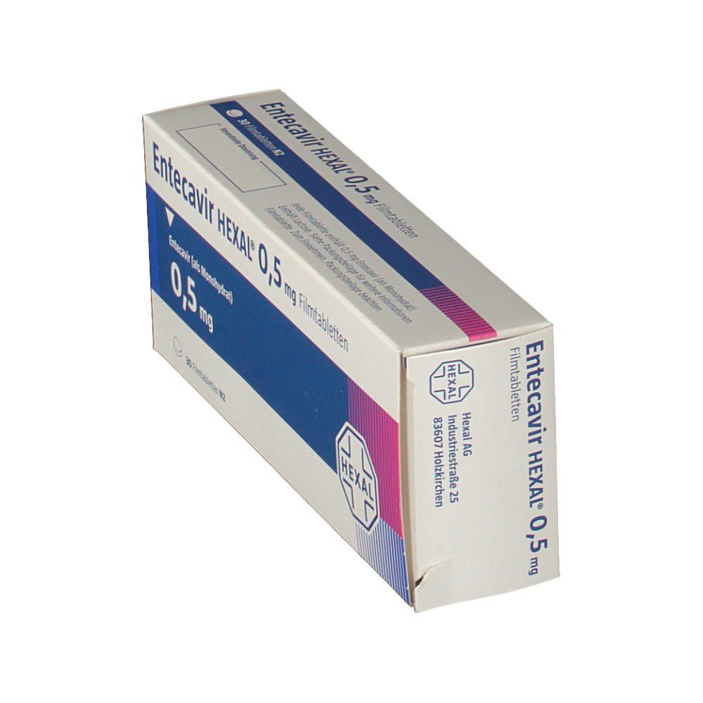 Entecavir Hexal 0,5 mg Filmtabletten 30 St