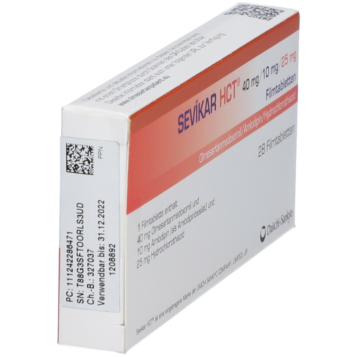 SEVIKAR HCT® 40 mg/10 mg/25 mg