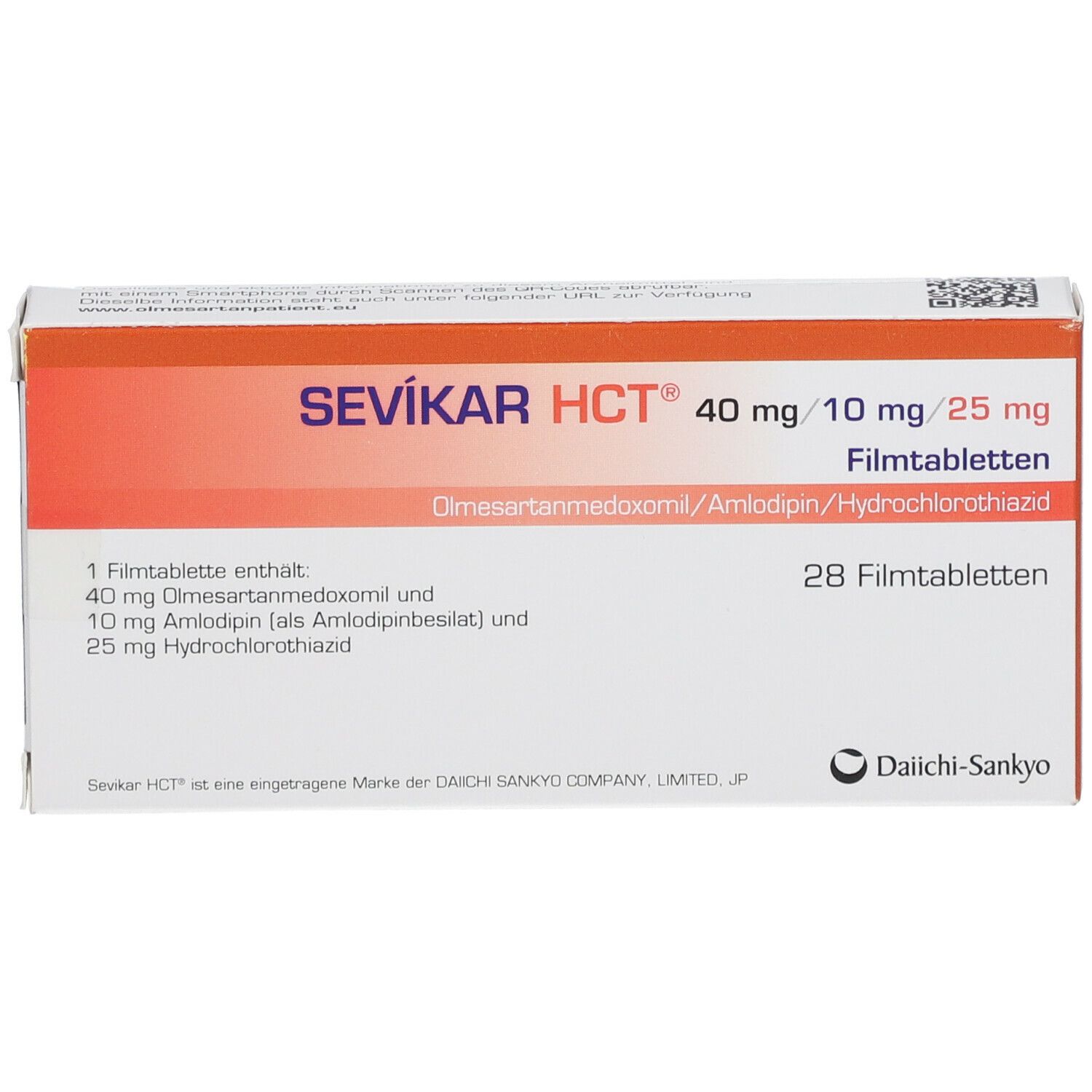 SEVIKAR HCT® 40 mg/10 mg/25 mg