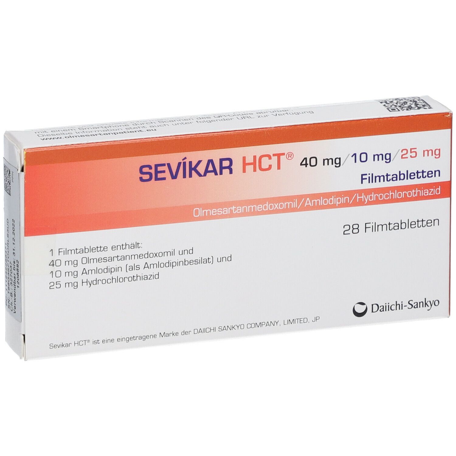 SEVIKAR HCT® 40 mg/10 mg/25 mg