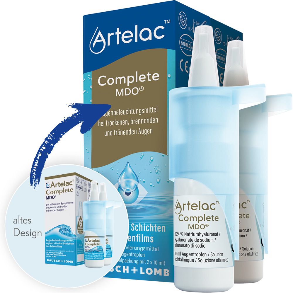 Artelac Complete MDO Augentropfen 2x10 ml