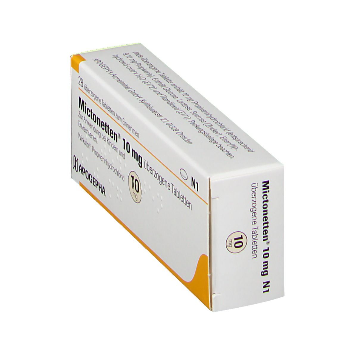 Mictonetten 10 mg überzogene Tabletten 28 St Überzogene