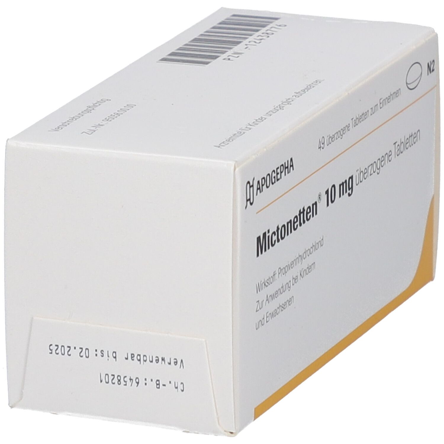 Mictonetten überzogene Tabletten 49 St Überzogene