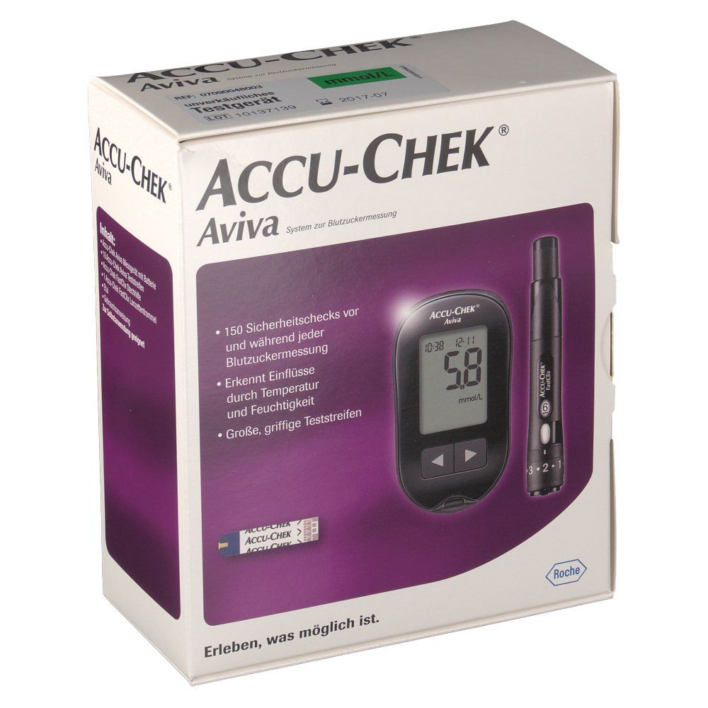 ACCU-CHEK Aviva Test-Set mmol/l