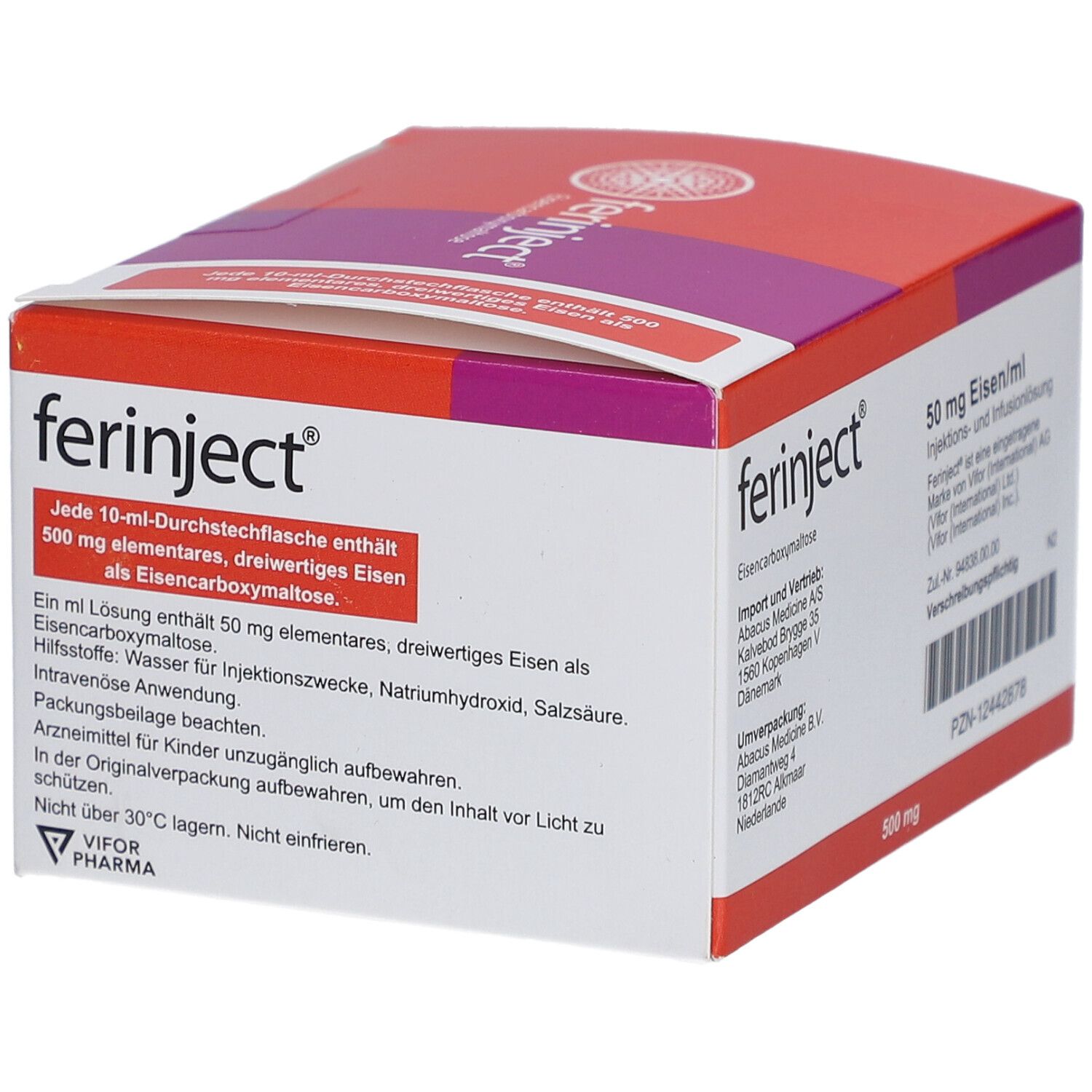 FERINJECT 50 mg Eisen/ml Injektions-/Infusionslsg.