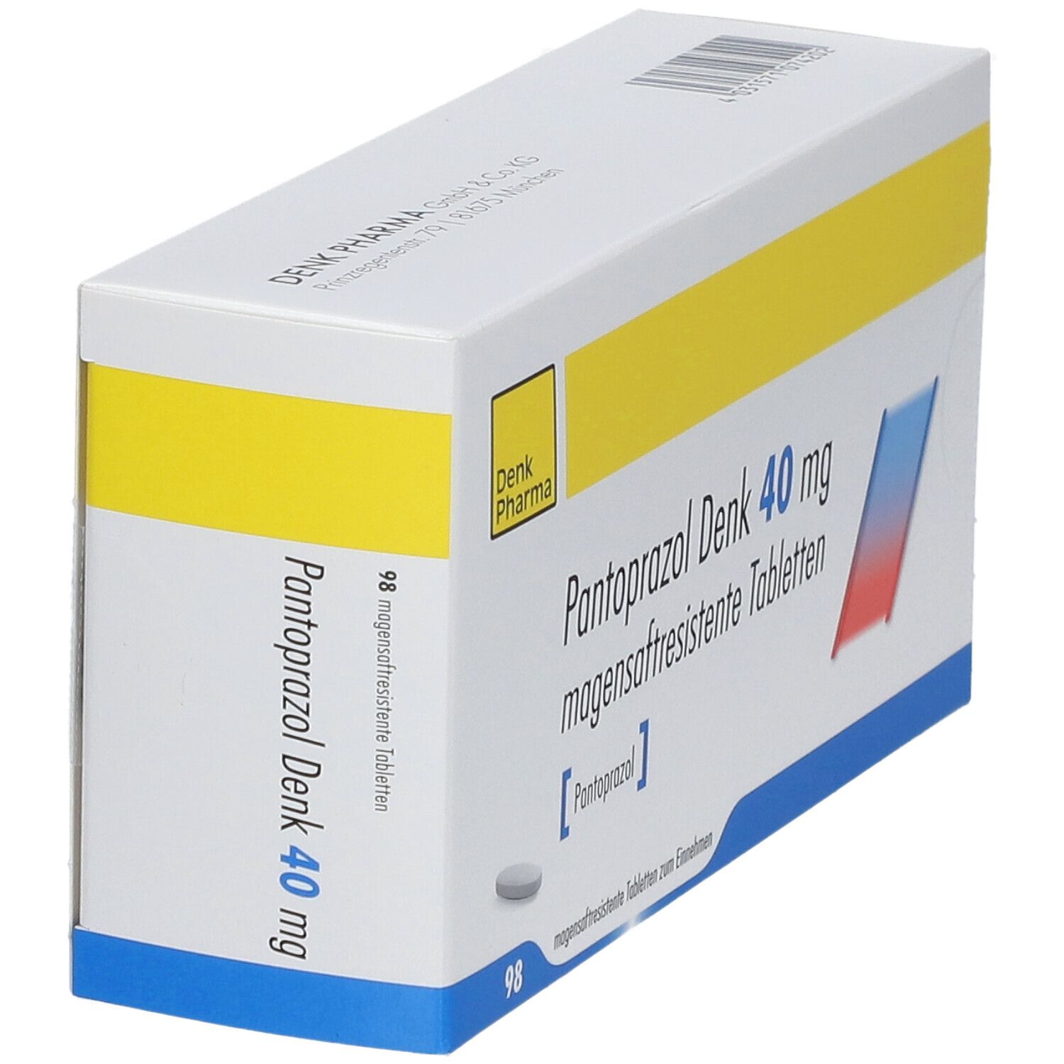 Pantoprazol Denk 40 mg magensaftres.Tabletten 98 St Tabletten magensaftresistent