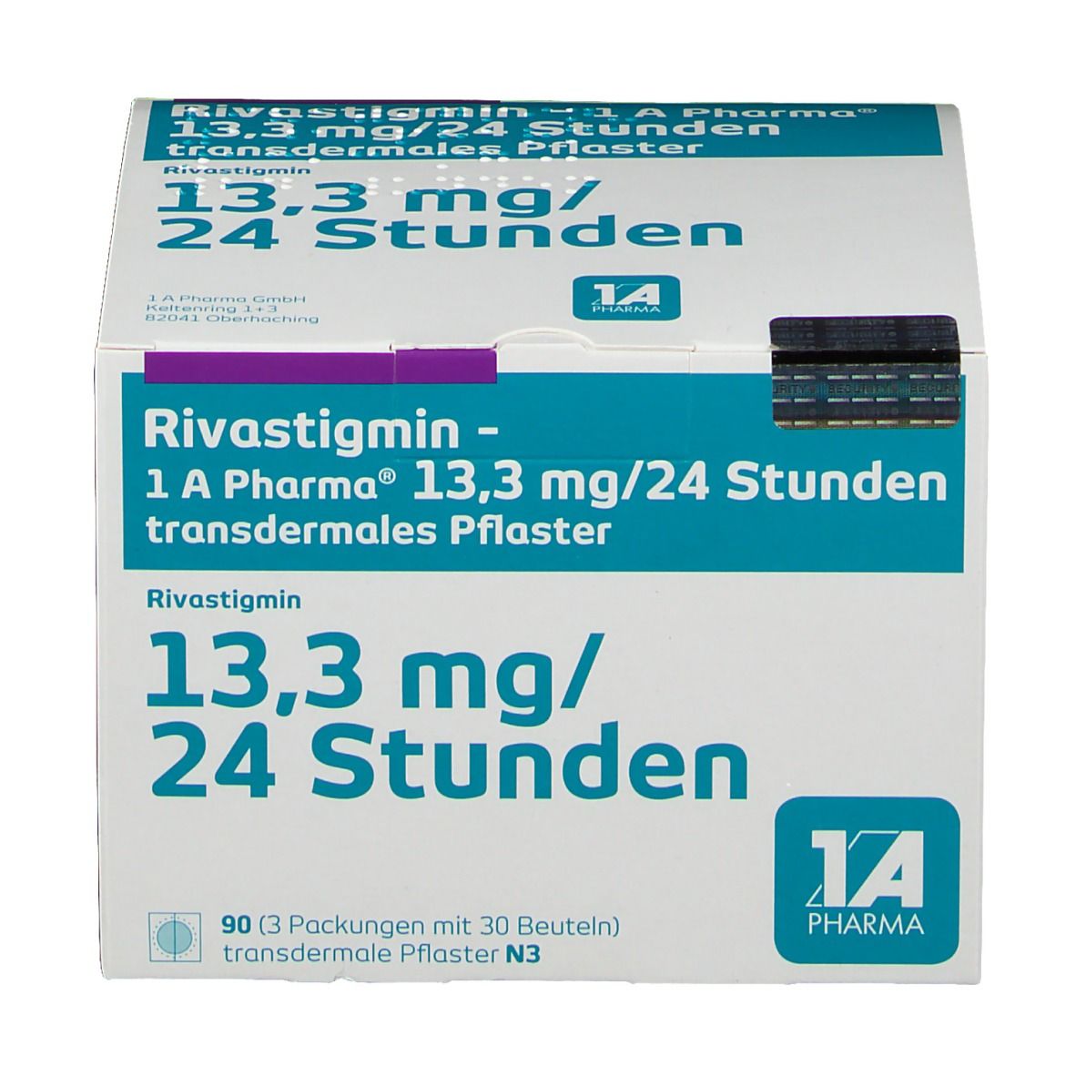 Rivastigmin - 1 A Pharma® 13,3 mg/24 Stunden