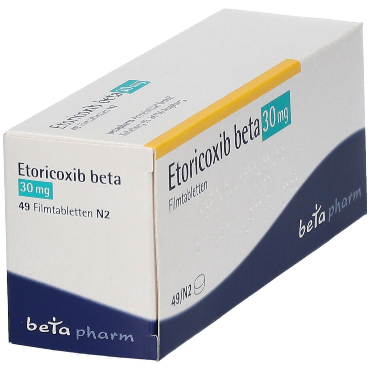 Etoricoxib beta 30 mg Filmtabletten 49 St