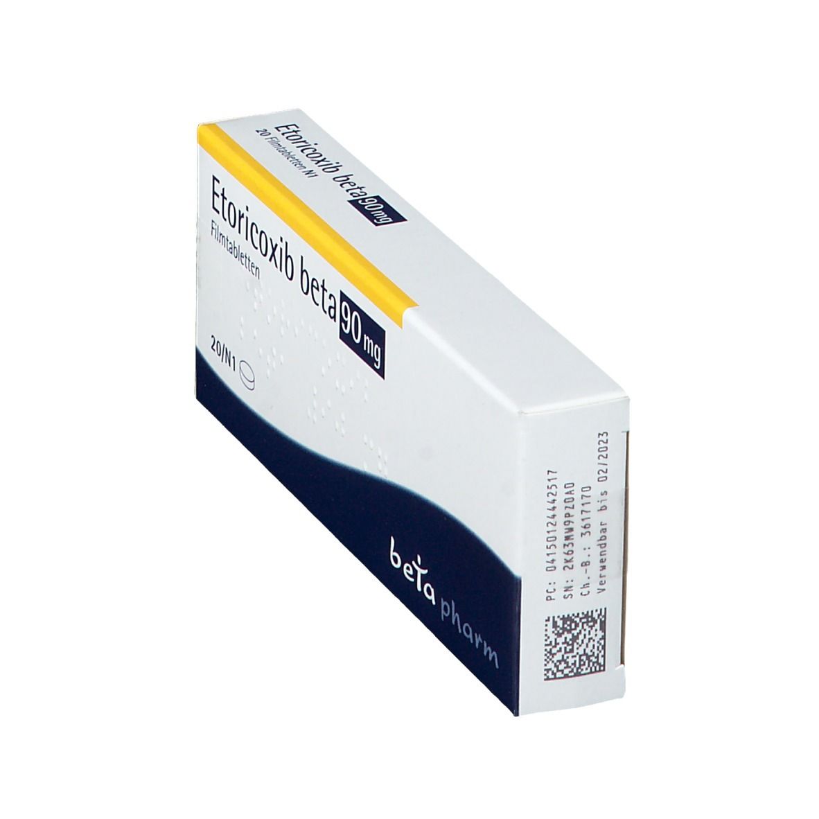 Etoricoxib beta 90 mg Filmtabletten 20 St