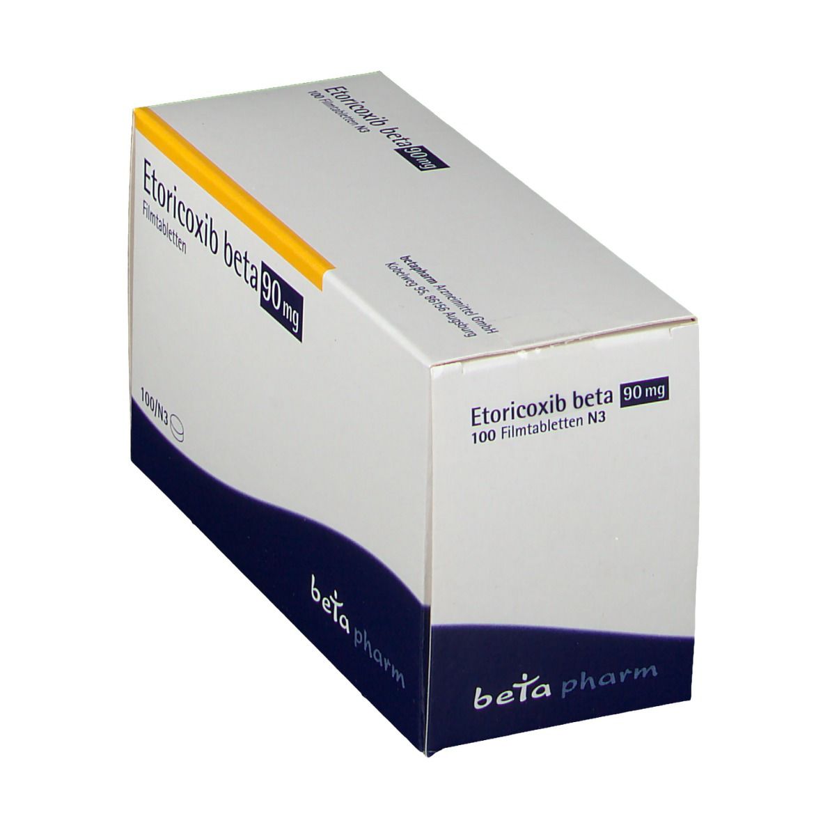 Etoricoxib beta 90 mg Filmtabletten 100 St