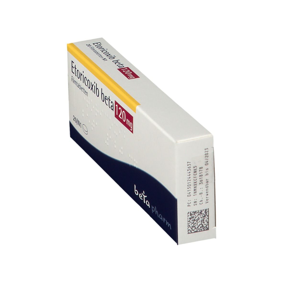 Etoricoxib beta 120 mg Filmtabletten 20 St