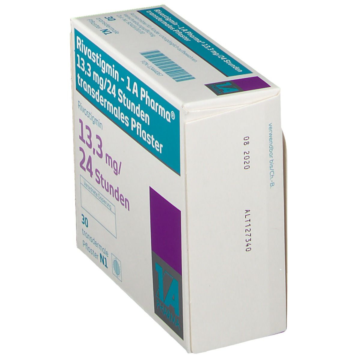 Rivastigmin-1A Pharma 13,3 mg/24 Std. transd.Pfl. 30 St Pflaster transdermal