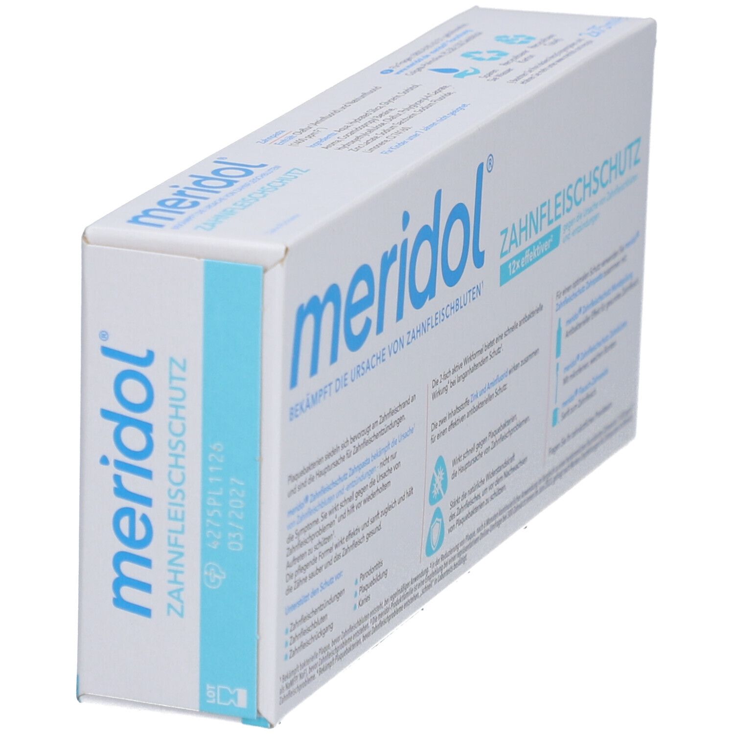 meridol Zahnfleischschutz Zahnpasta bei Zahnfleischbluten 2x75 ml 
