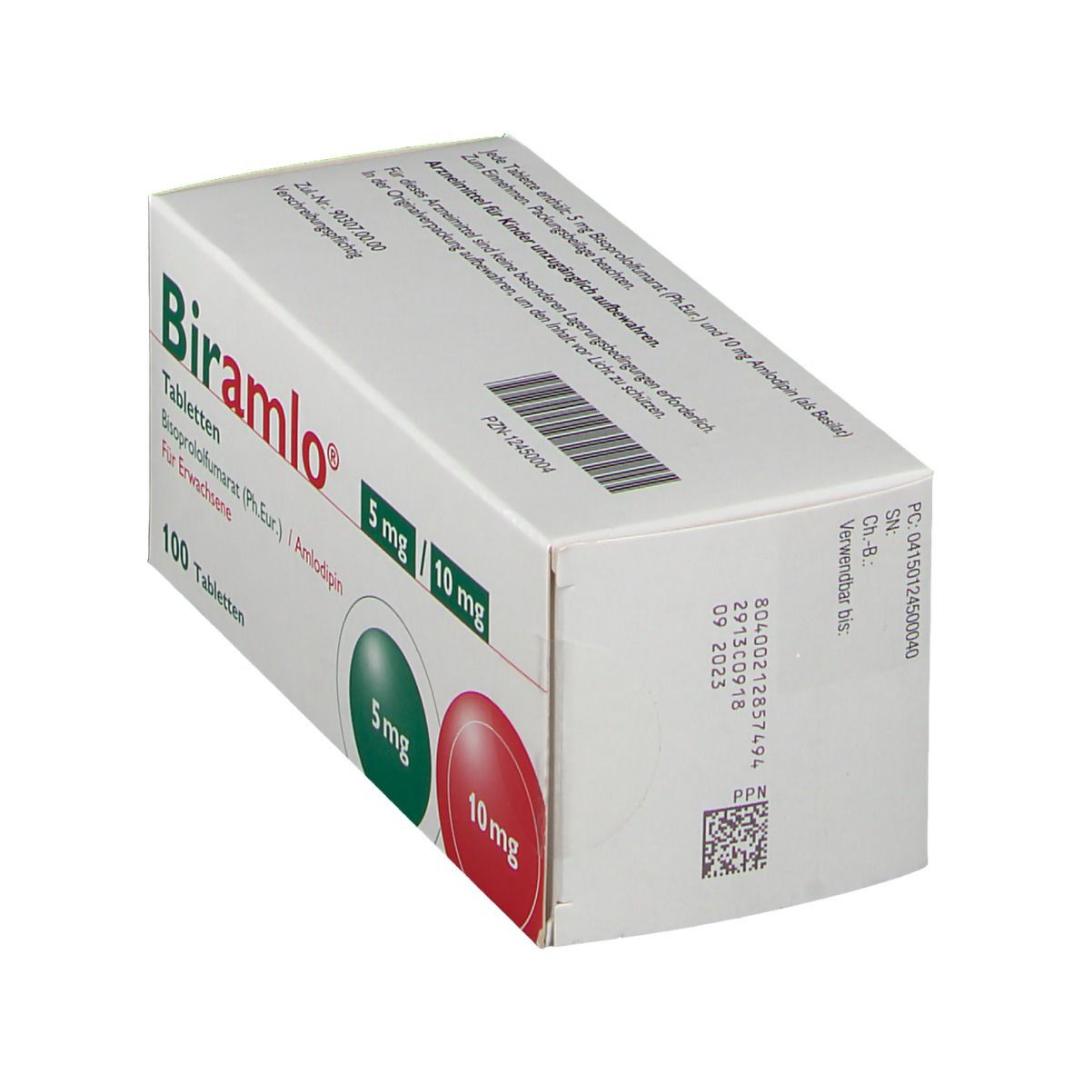 Biramlo 5 mg/10 mg Tabletten 100 St