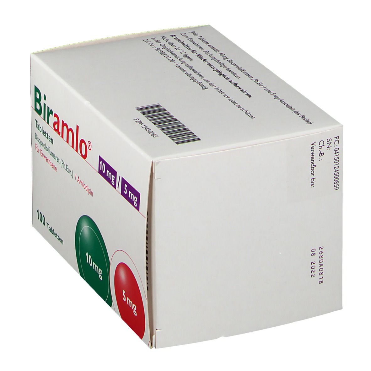 Biramlo 10 mg/5 mg Tabletten 100 St