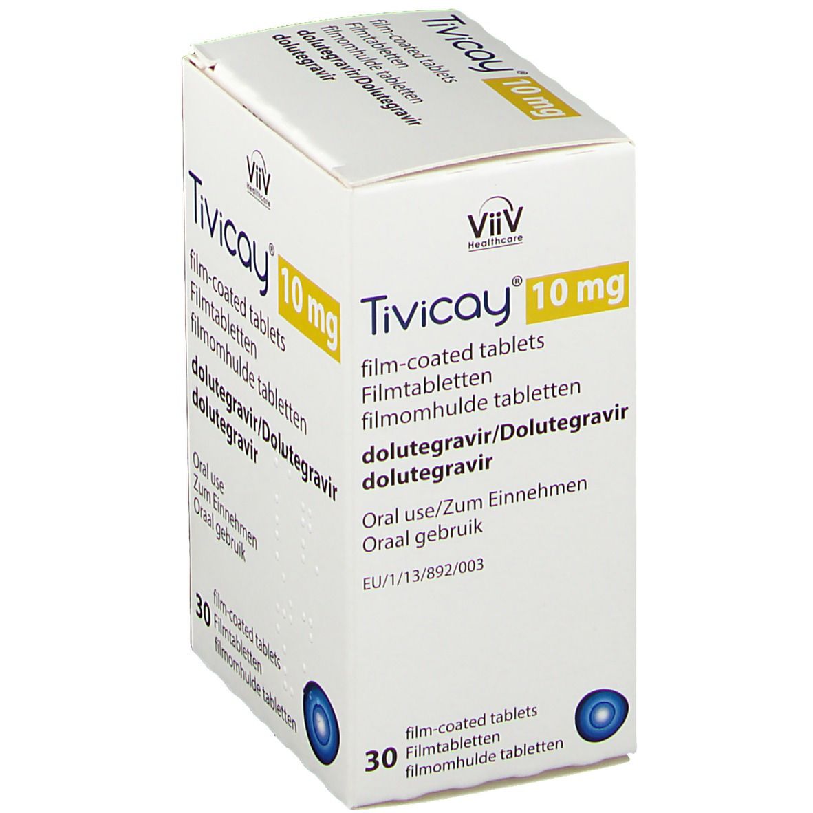 TIVICAY 10 mg Filmtabletten