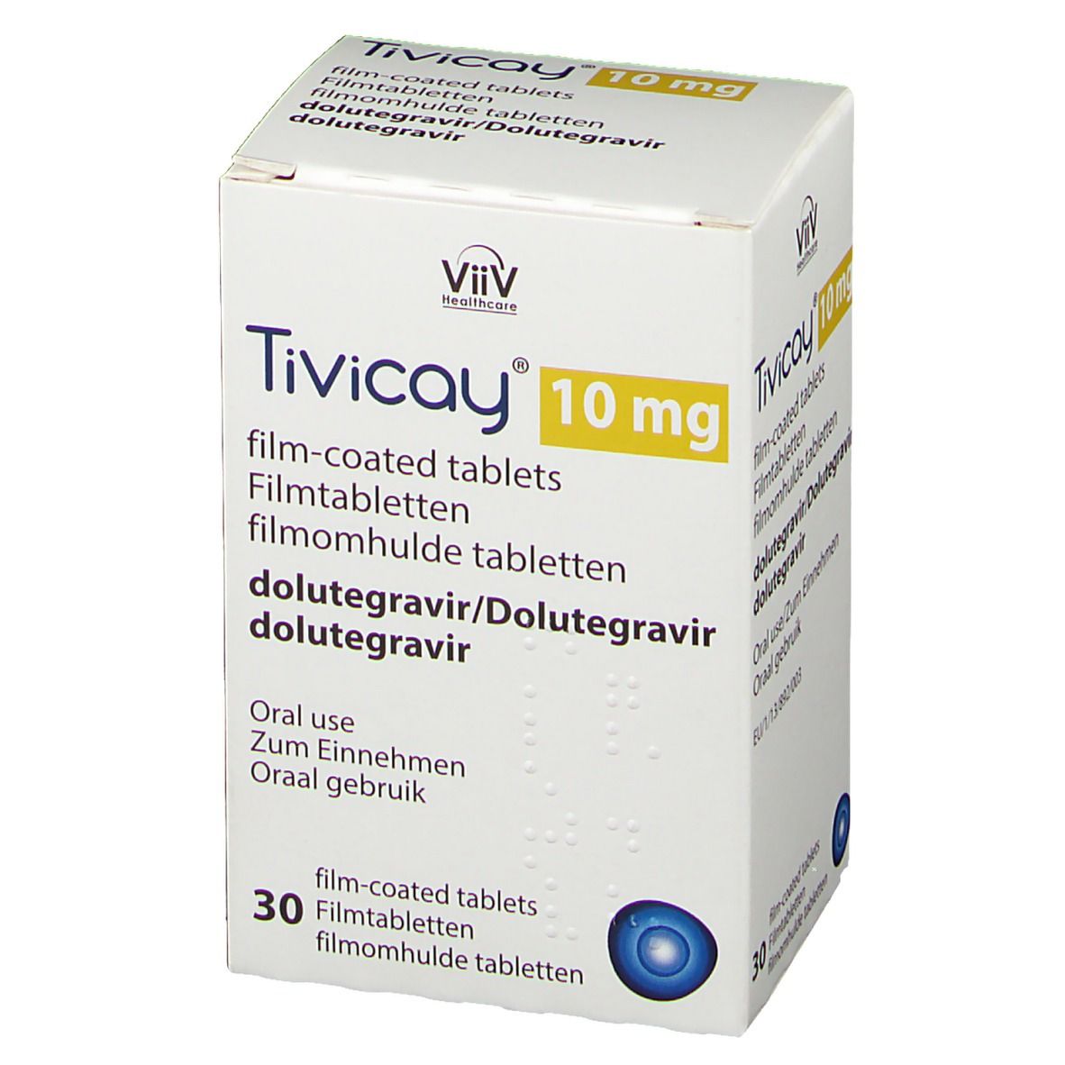 TIVICAY 10 mg Filmtabletten