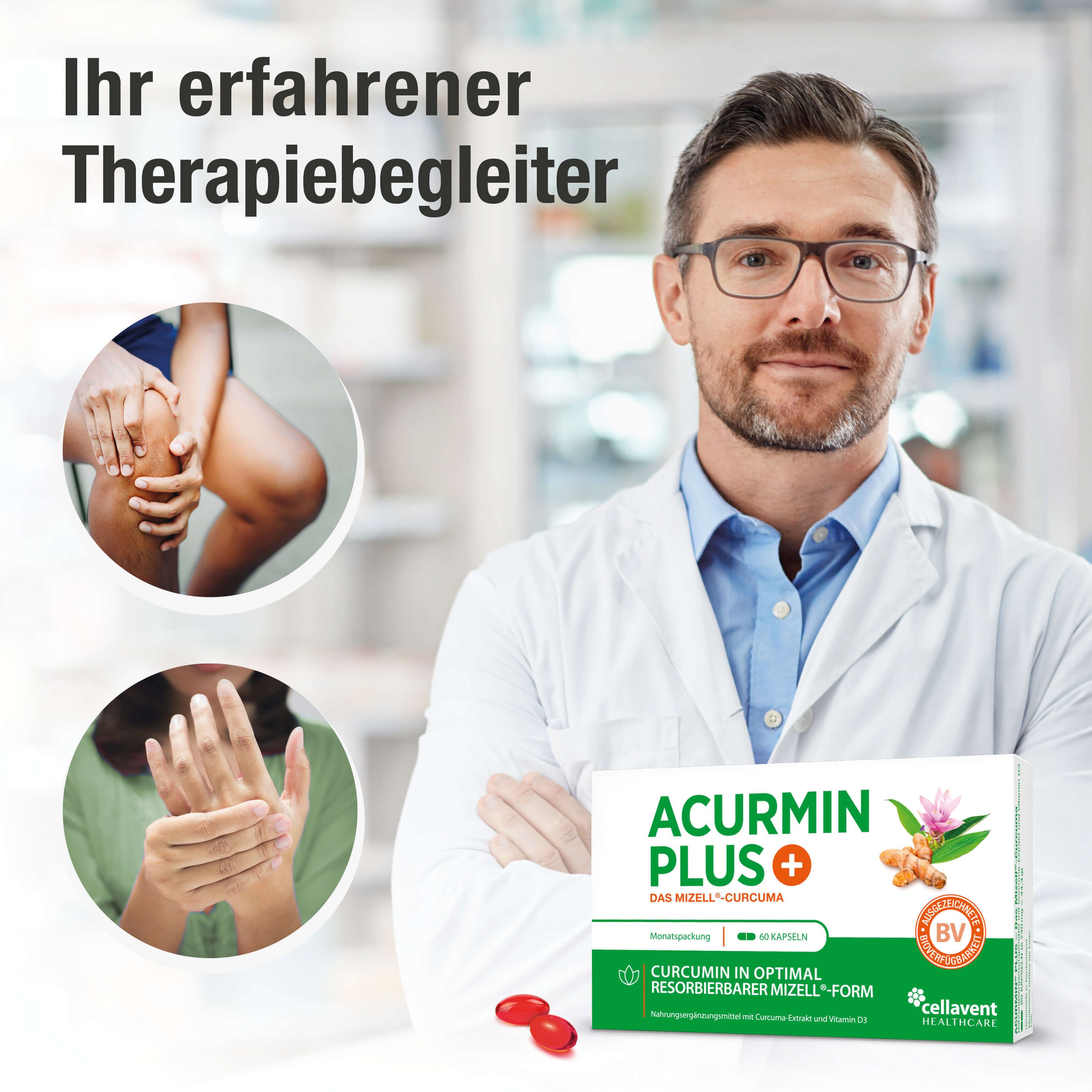 Acurmin Plus Das Mizell-Curcuma Weichkapseln 180 St