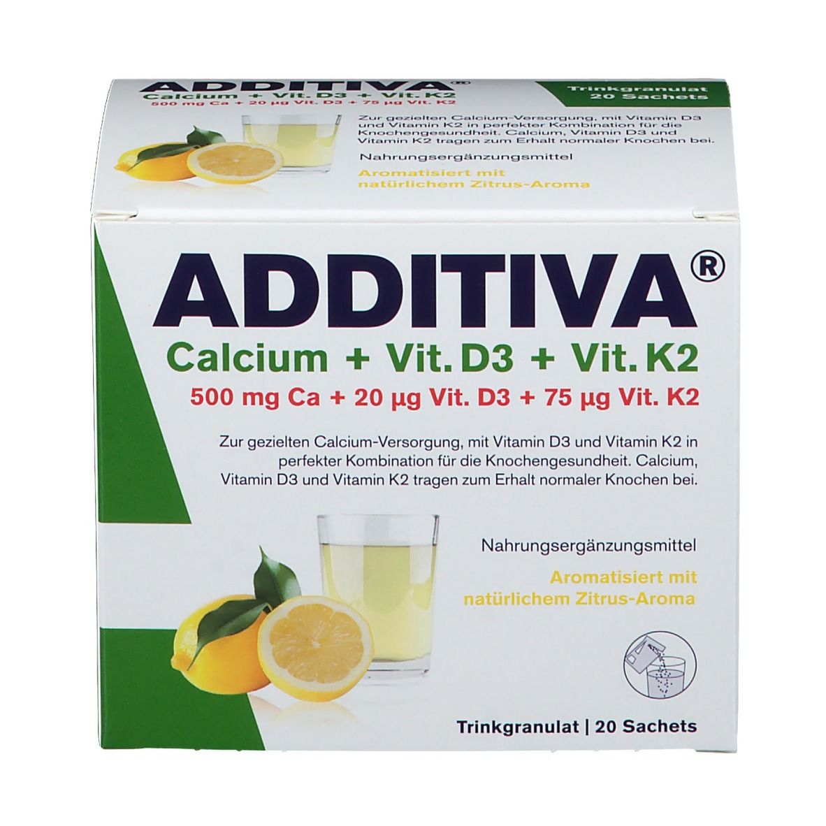 ADDITIVA® Calcium + Vit. D3 + Vit. K2