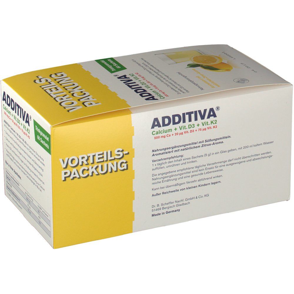 ADDITIVA® Calcium + Vit. D3 + Vit. K2