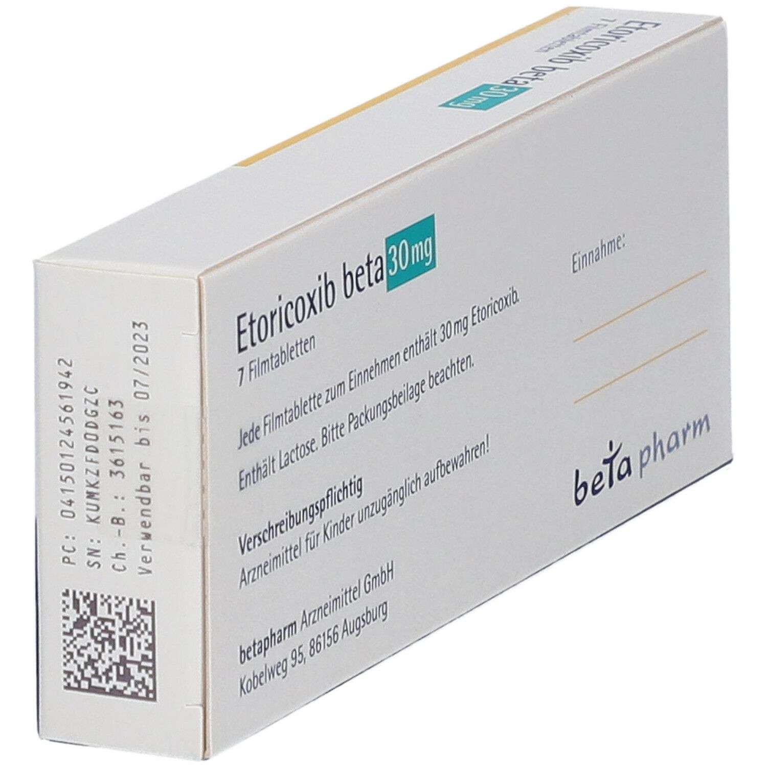 Etoricoxib beta 30 mg
