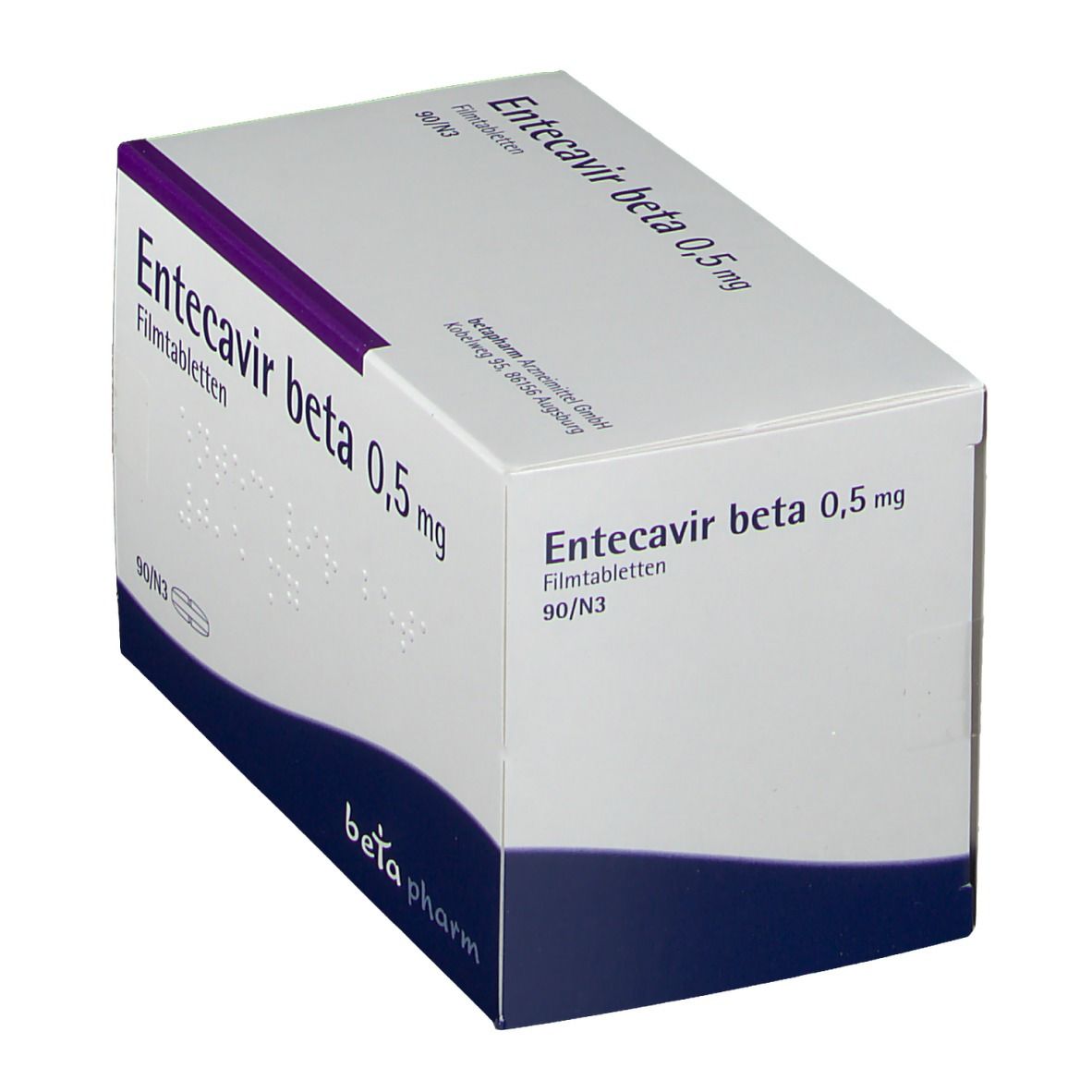 Entecavir Zentiva 0,5 mg Filmtabletten 90 St