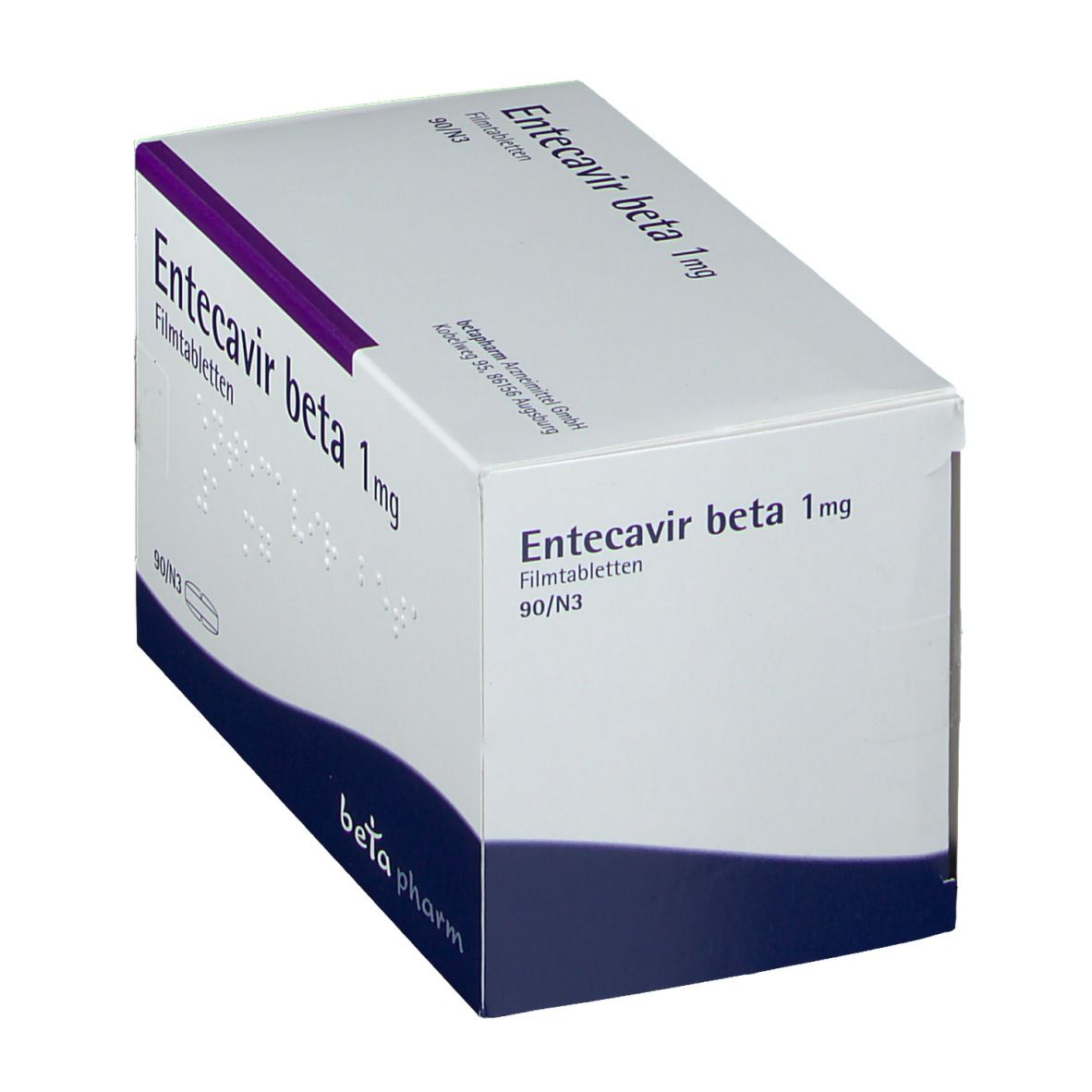 Entecavir beta 1 mg