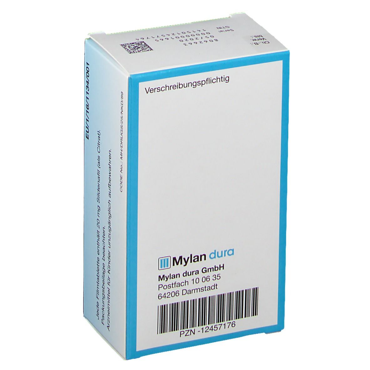 Mysildecard 20 mg
